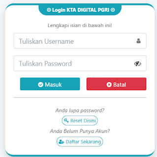 Register PGRI Ende - Persatuan Guru Republik Indonesia Cabang Ende